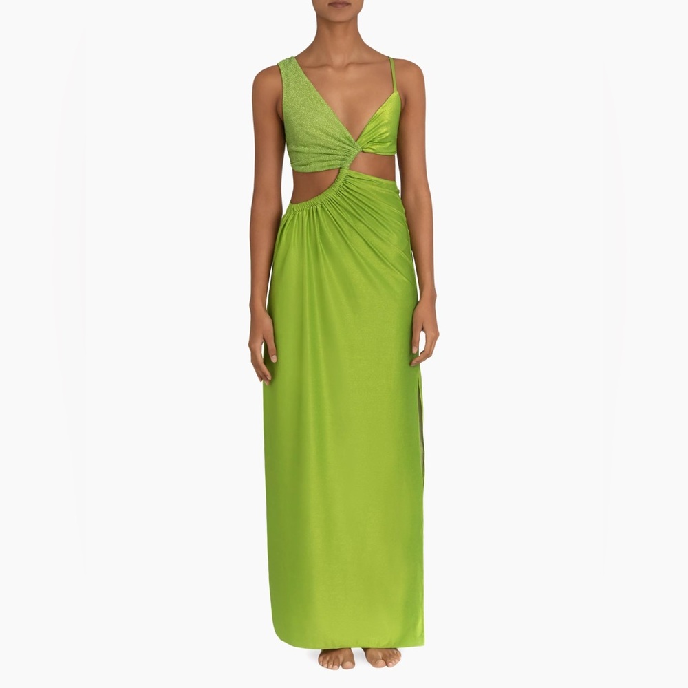 Baobab Valle De La Luna Iara Maxi Dress In Bonsai Size Small